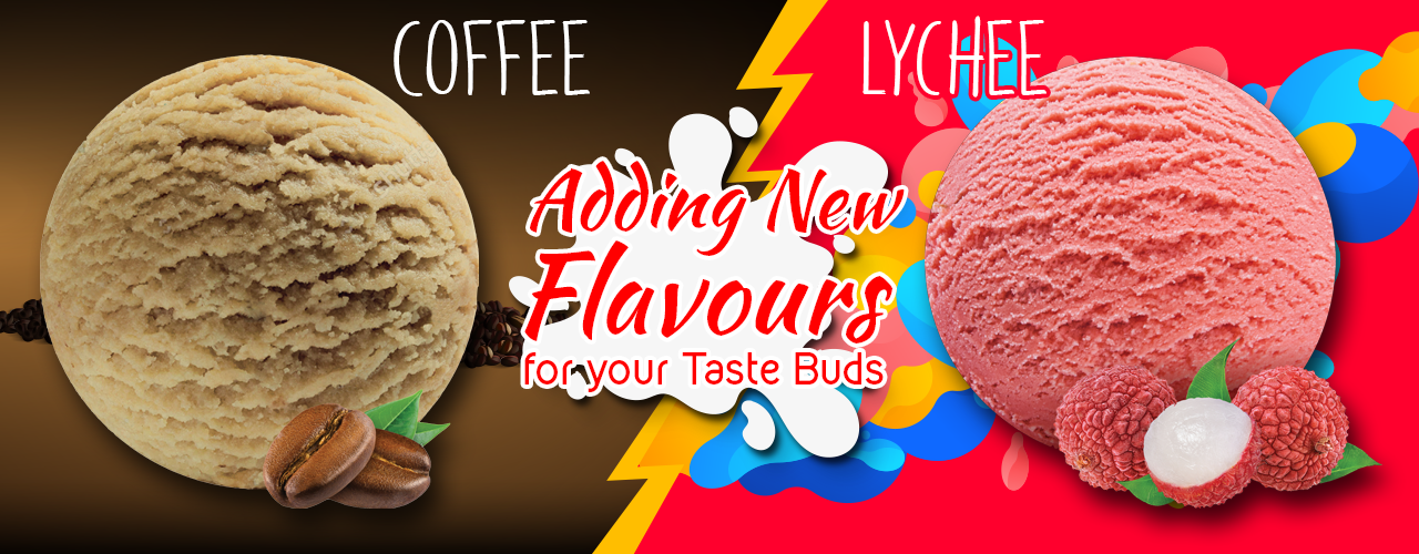 Coffee & Lychee Ice Cream